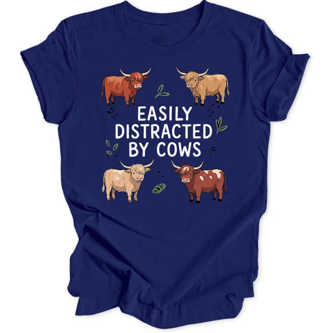 Distracted Cows - Navy