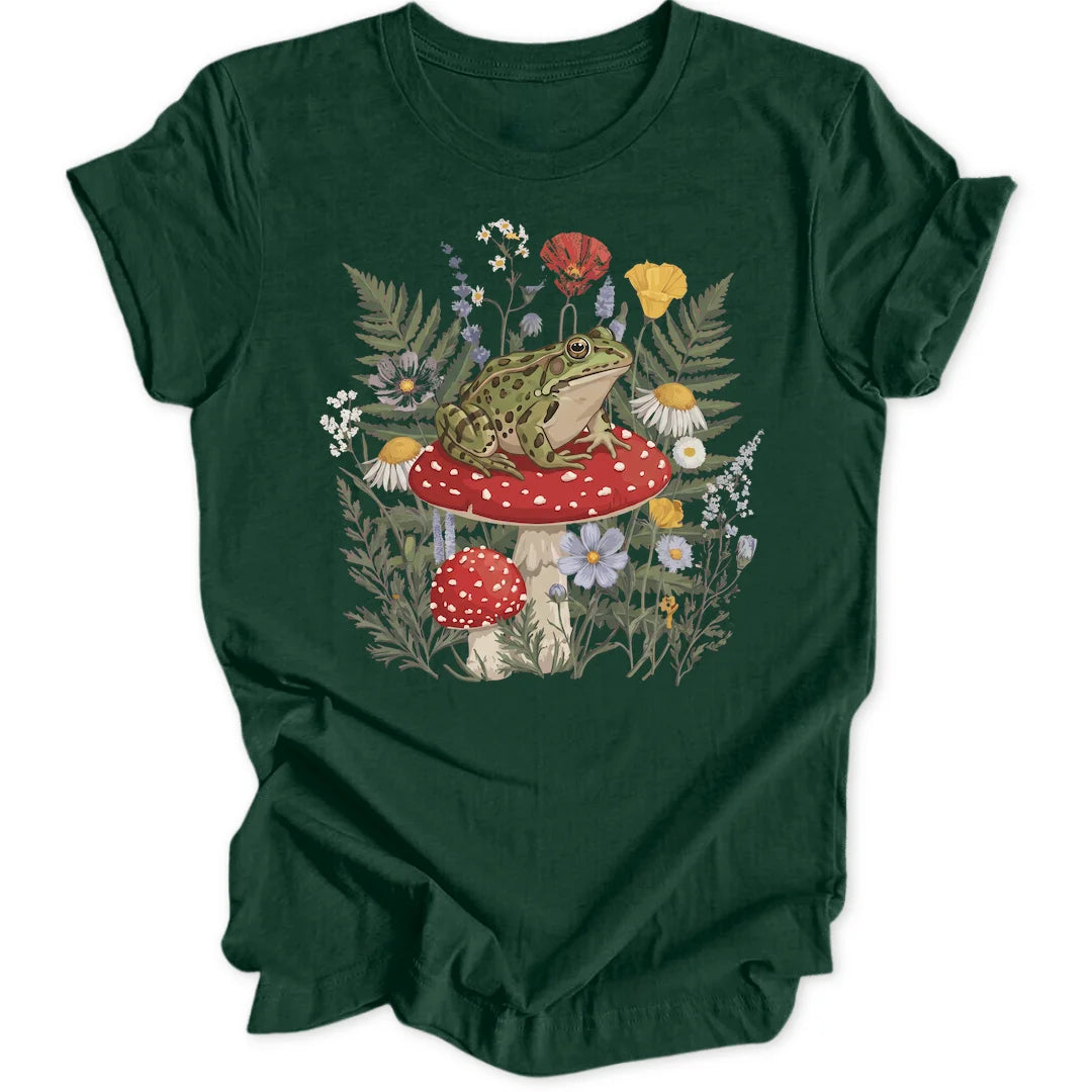 Frog Shroom - Forest Green