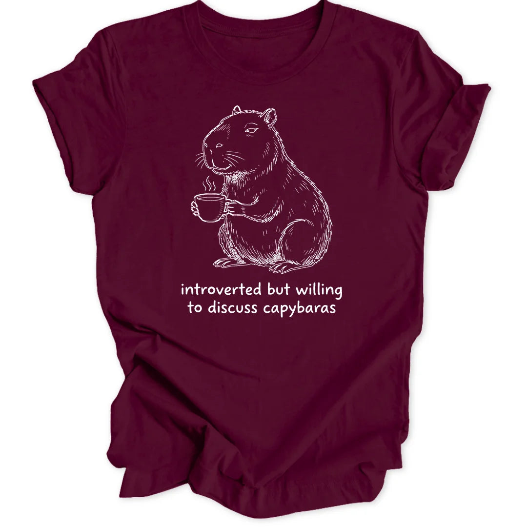 Introvert Capy - Maroon