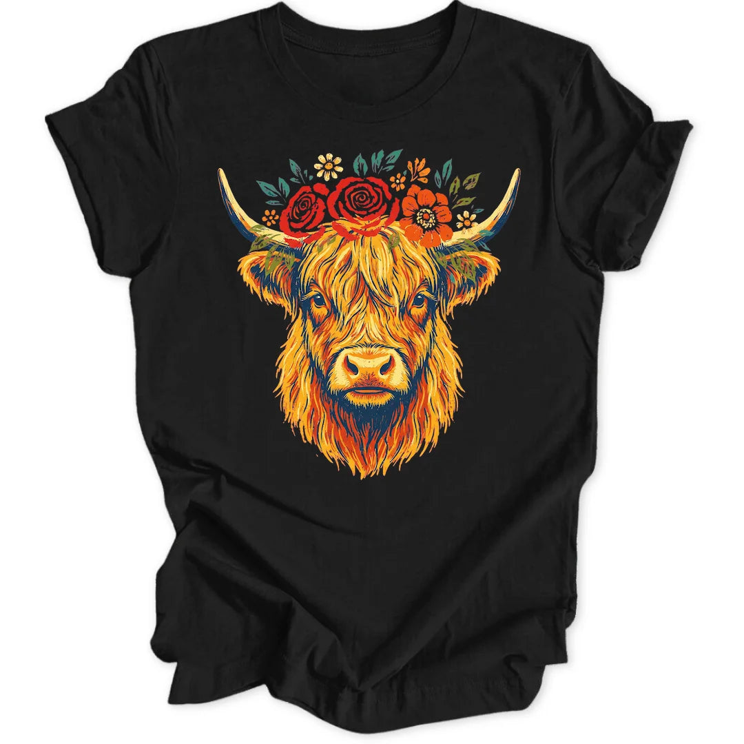 Kahlo Cow - Black