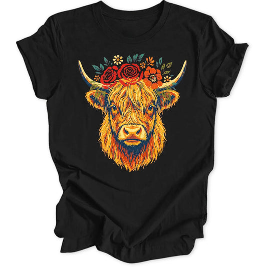 Kahlo Cow - Black