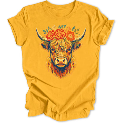 Kahlo Cow - Gold