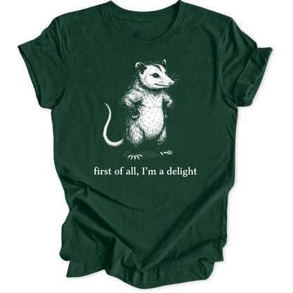 Possum Delight - Forest Green