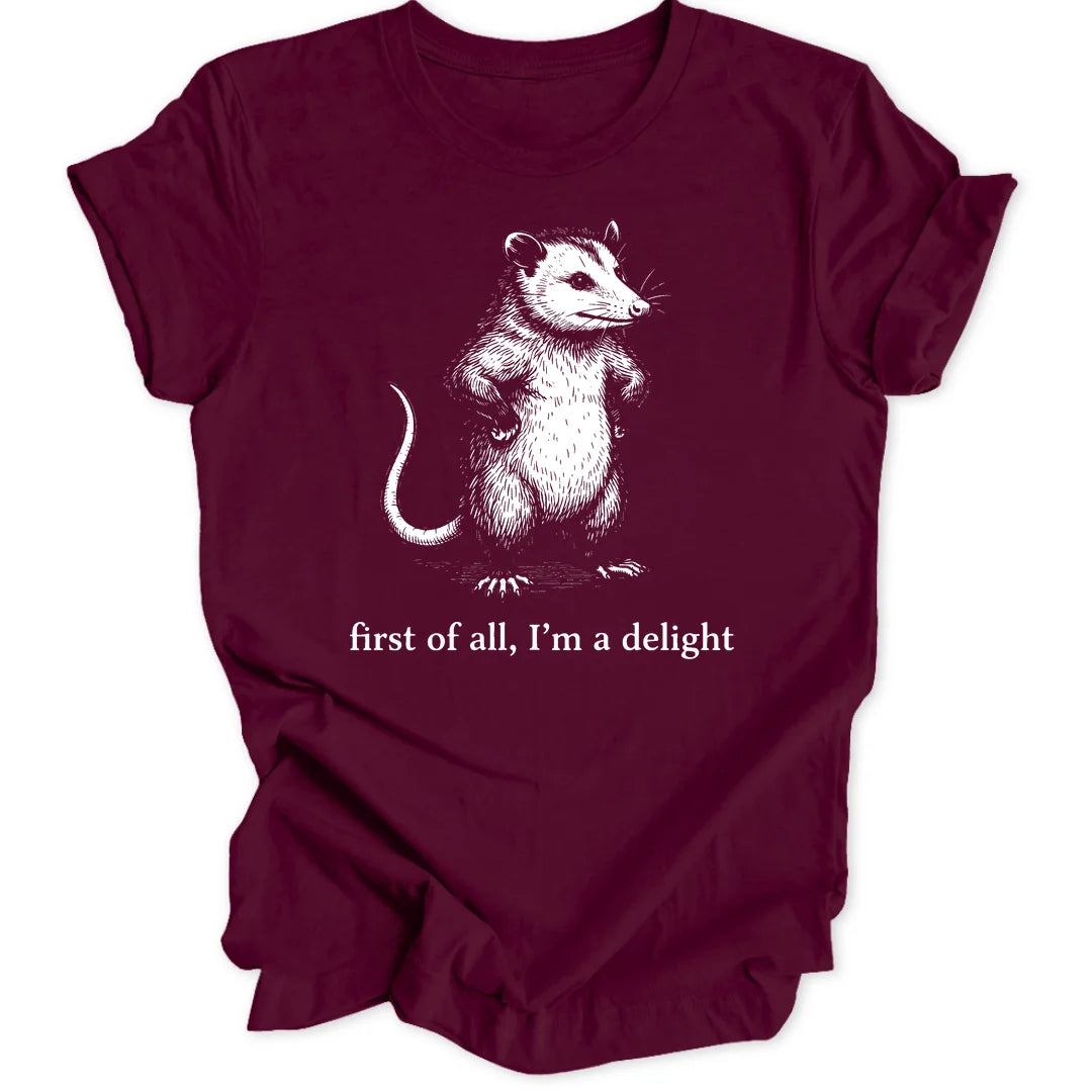 Possum Delight - Maroon