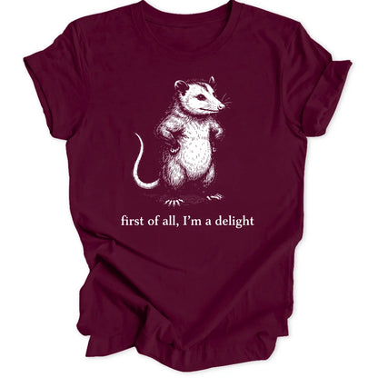 Possum Delight - Maroon