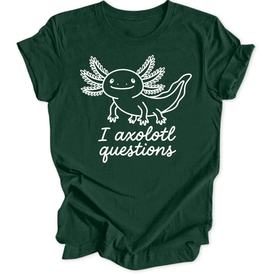 Axolotl Questions - Forest Green