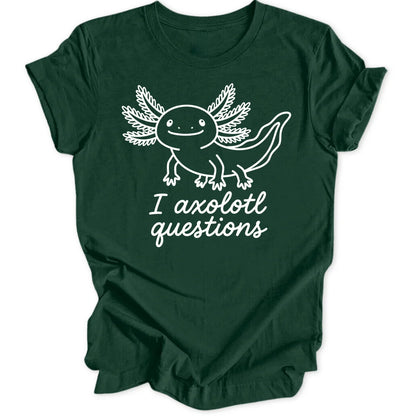 Axolotl Questions - Forest Green