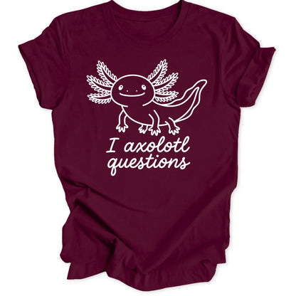 Axolotl Questions - Maroon