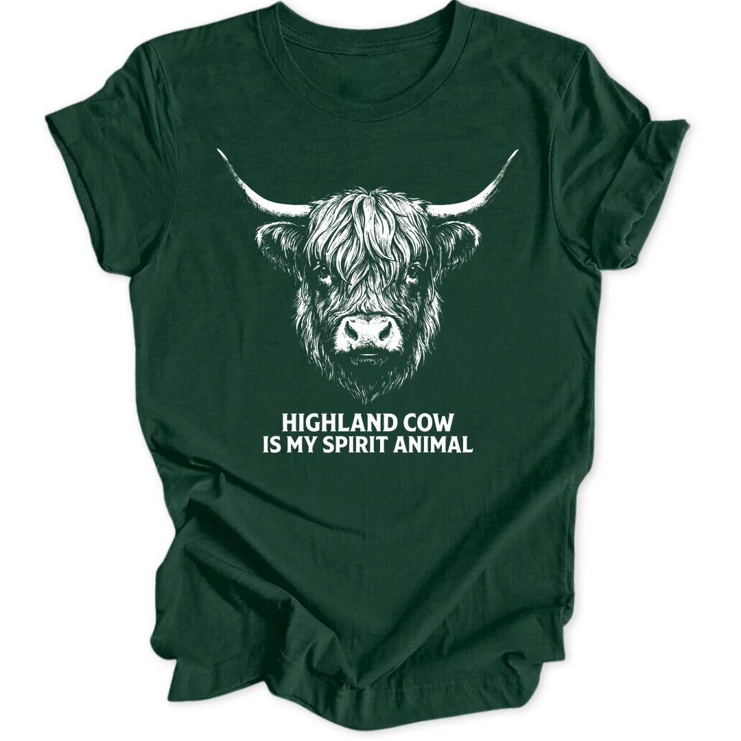 Spirit Cow - Forest Green