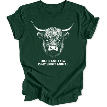 Spirit Cow - Forest Green