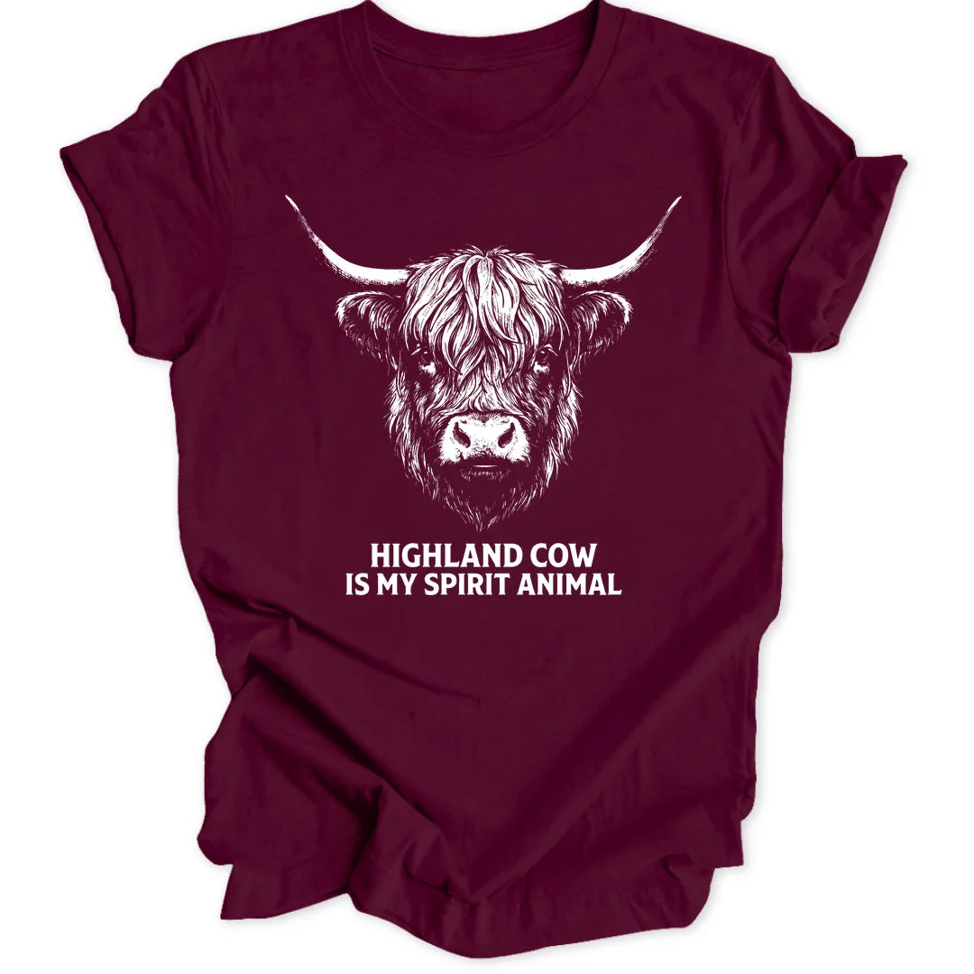 Spirit Cow - Maroon