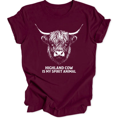 Spirit Cow - Maroon