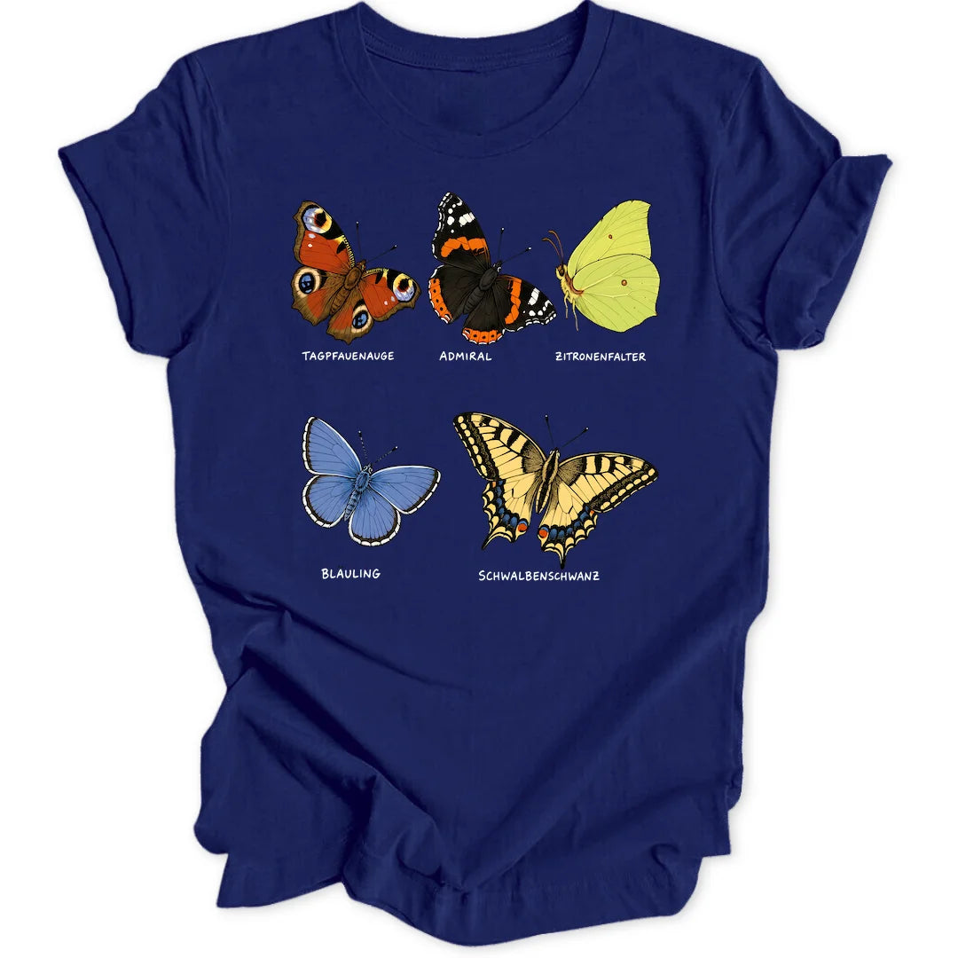 Butterfly Study - Navy