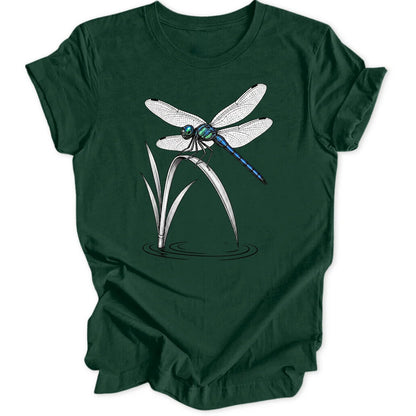 Dragonfly Reeds - Forest Green