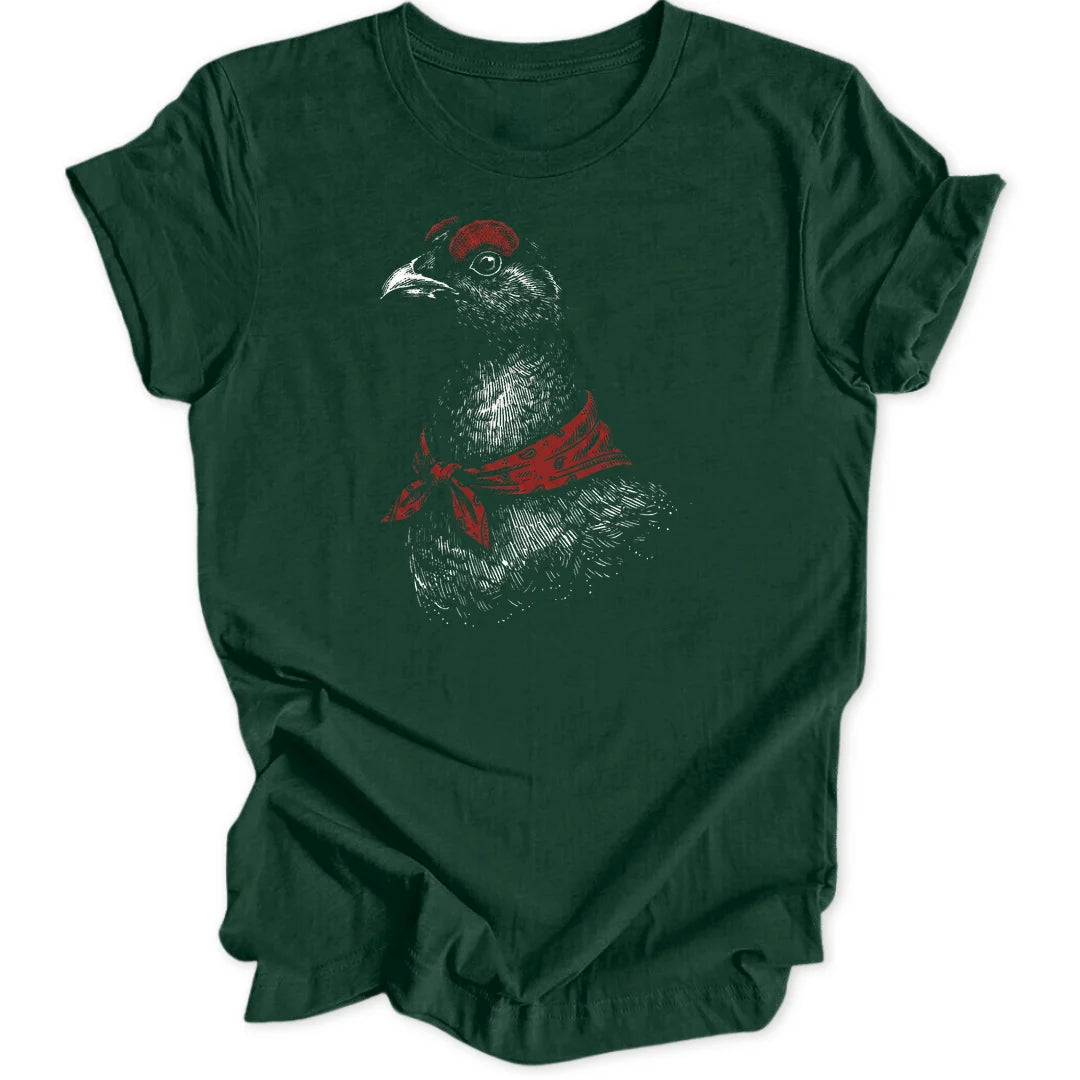 Bandana Grouse - Forest Green
