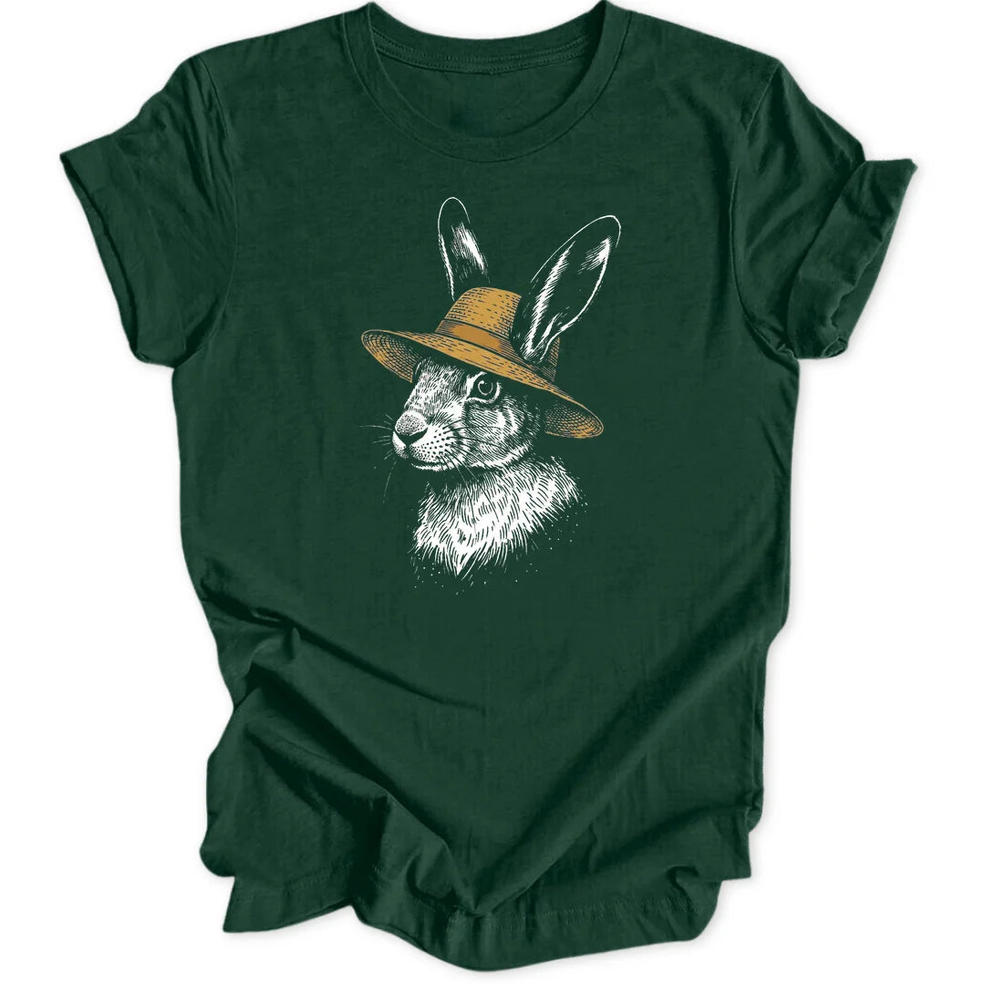 Straw Hare - Forest Green
