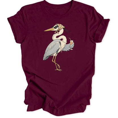 Classy Heron - Maroon