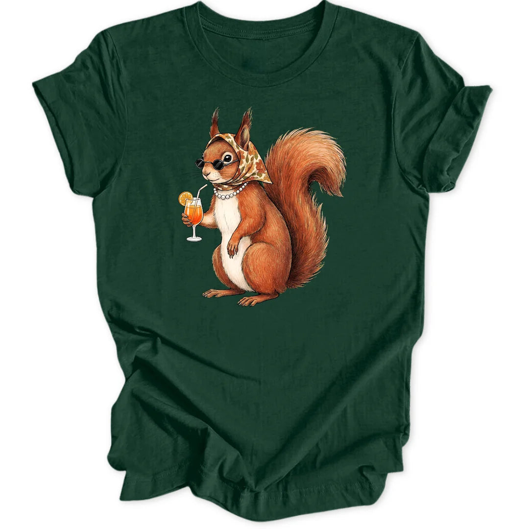 Classy Squirrel - Forest Green