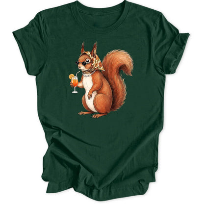 Classy Squirrel - Forest Green