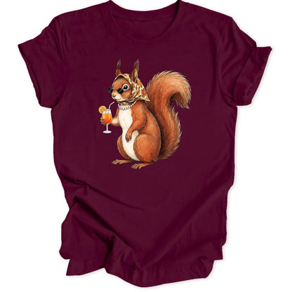 Classy Squirrel - Maroon