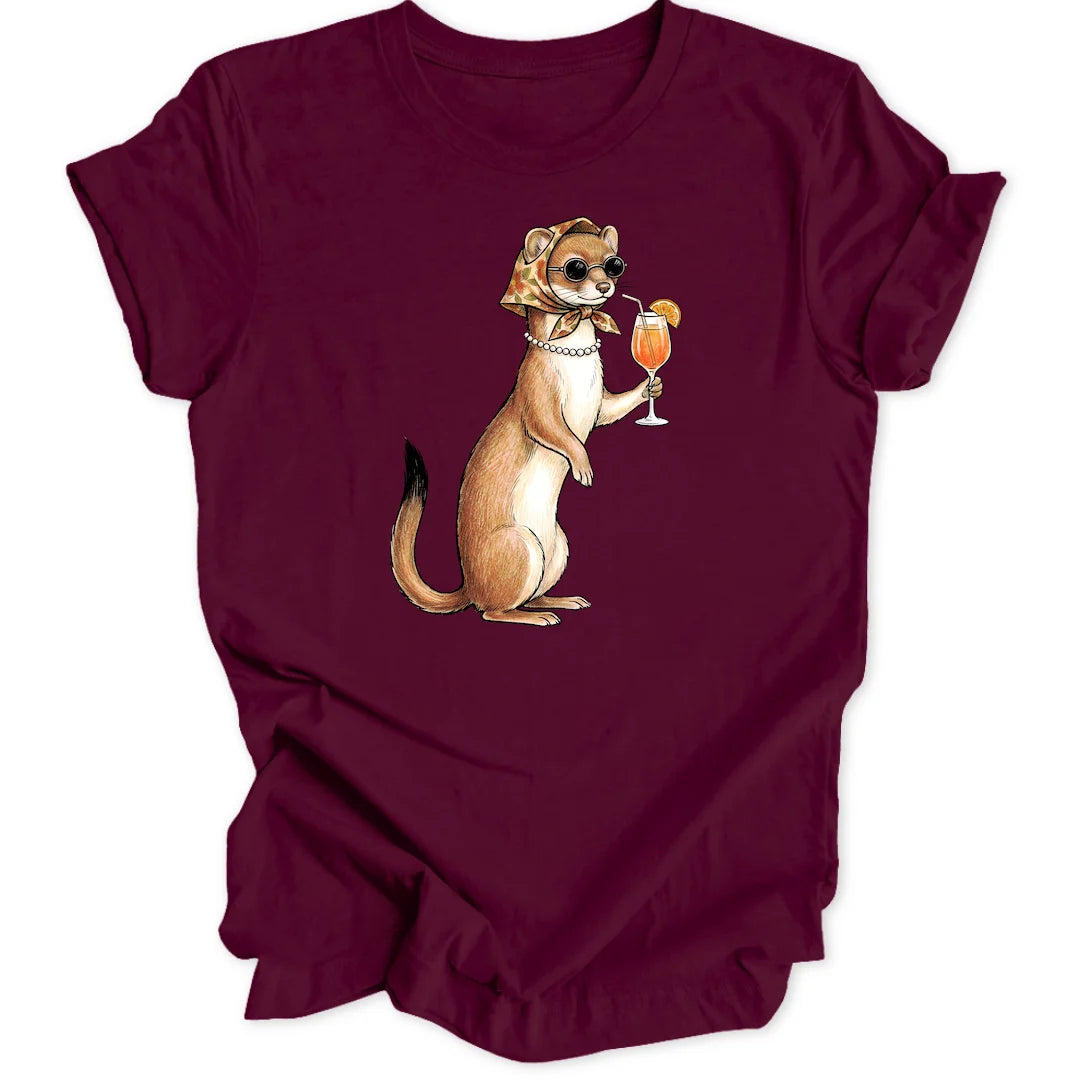 Classy Stoat - Maroon