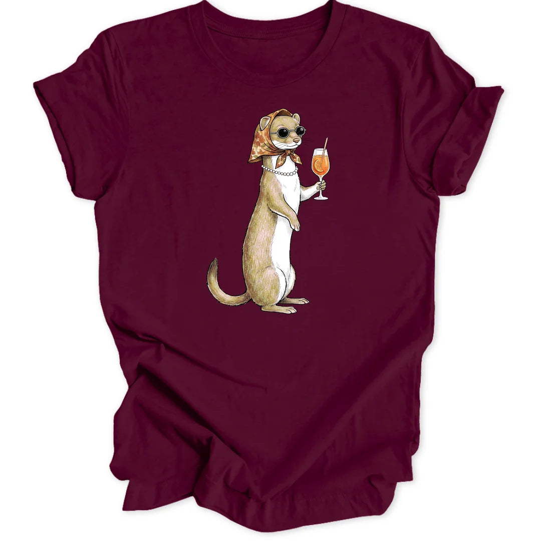 Classy Weasel - Maroon