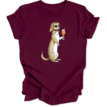 Classy Weasel - Maroon