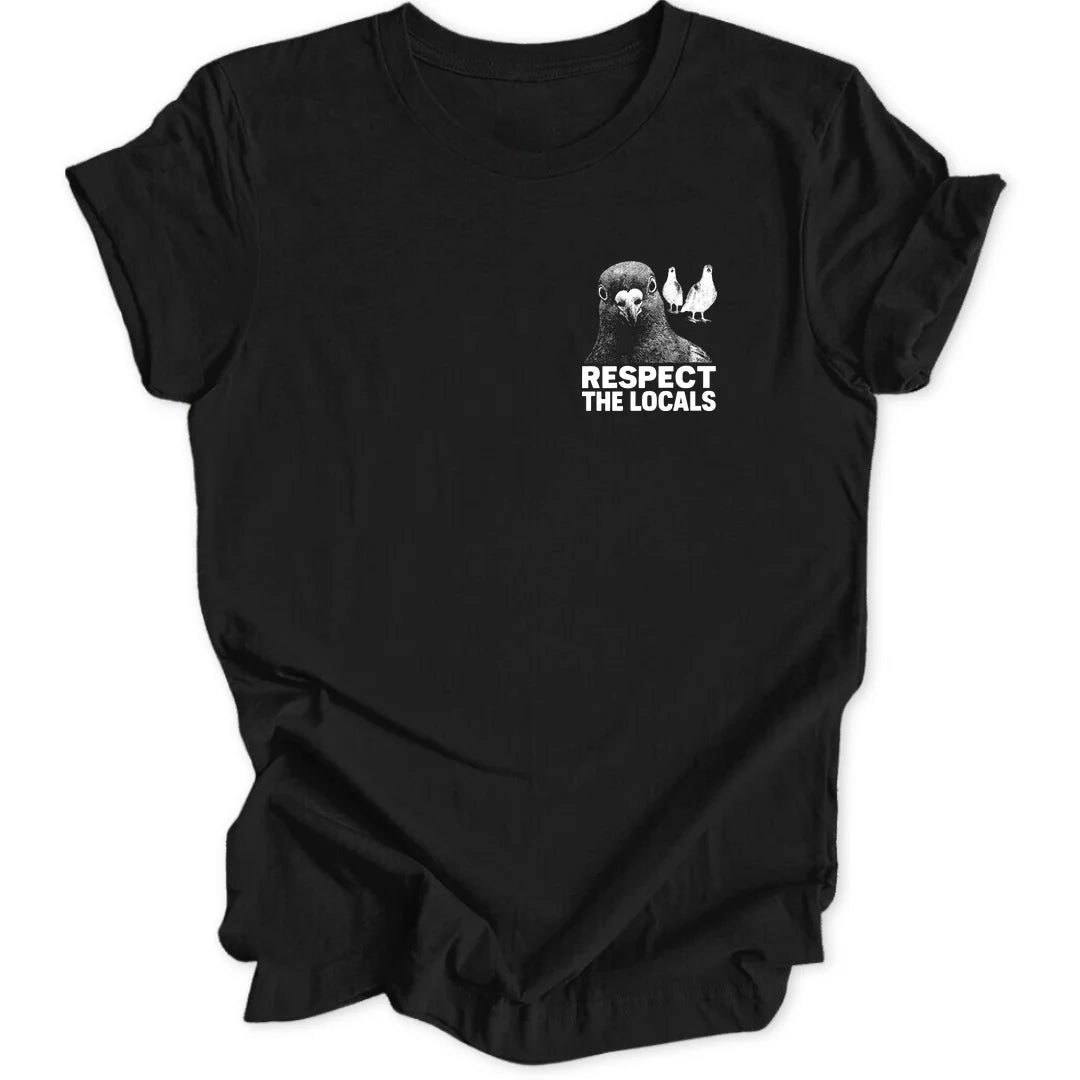 Pigeon Respect Mini-Print - Black