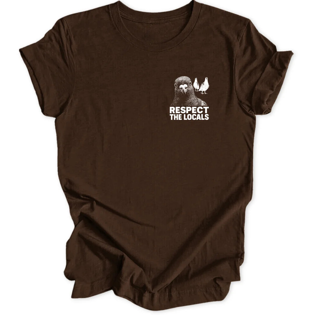 Pigeon Respect Mini-Print - Dark Chocolate