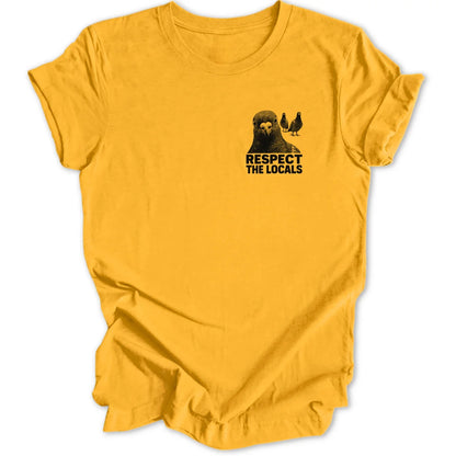 Pigeon Respect Mini-Print - Gold