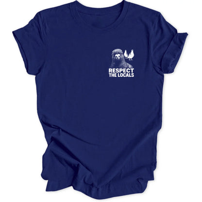 Pigeon Respect Mini-Print - Navy