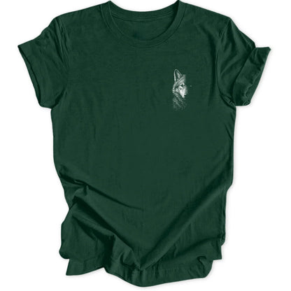 Wolf Spirit Mini-Print - Forest Green