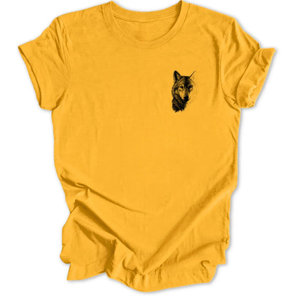 Wolf Spirit Mini-Print - Gold