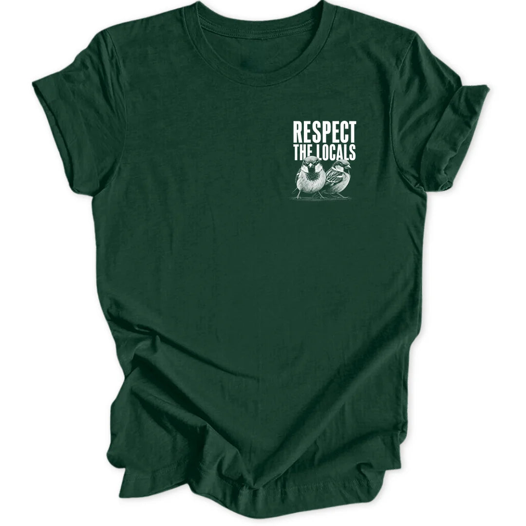 Respect Locals Mini-Print - Forest Green