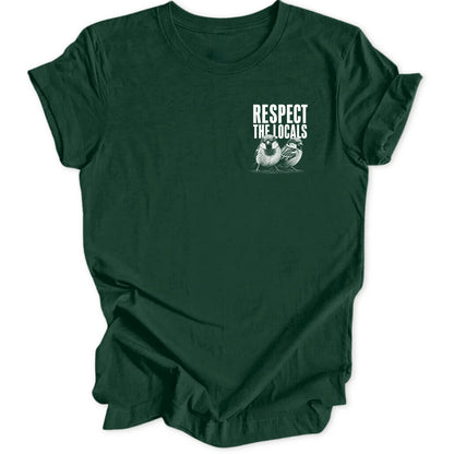 Respect Locals Mini-Print - Forest Green