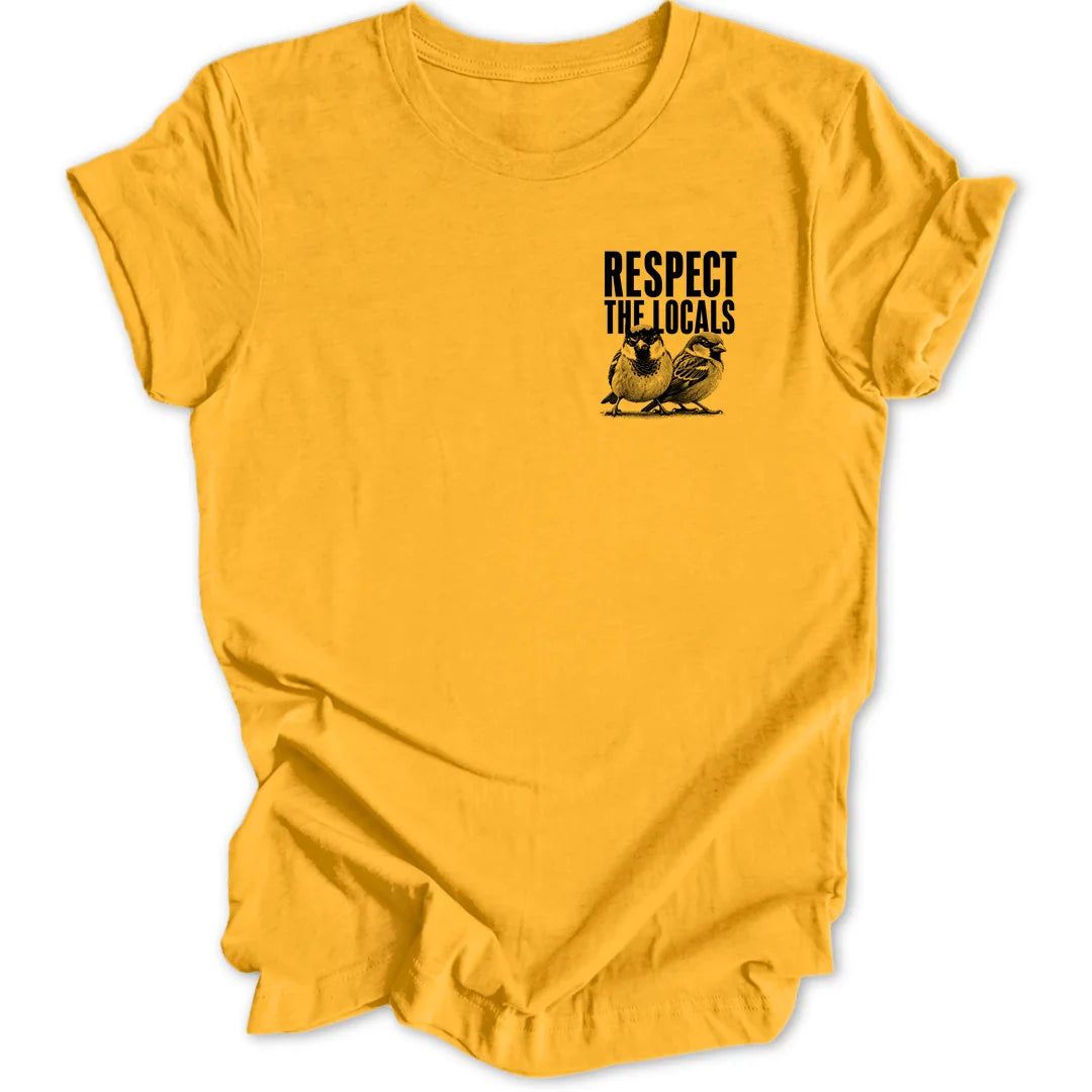 Respect Locals Mini-Print - Gold