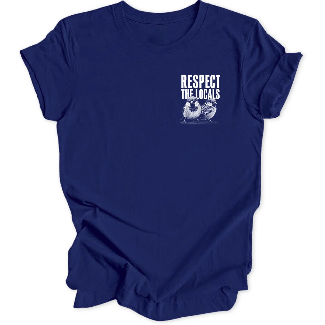Respect Locals Mini-Print - Navy