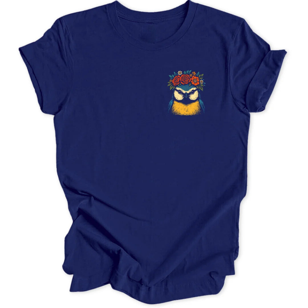 Kahlo Meise Mini-Print - Navy