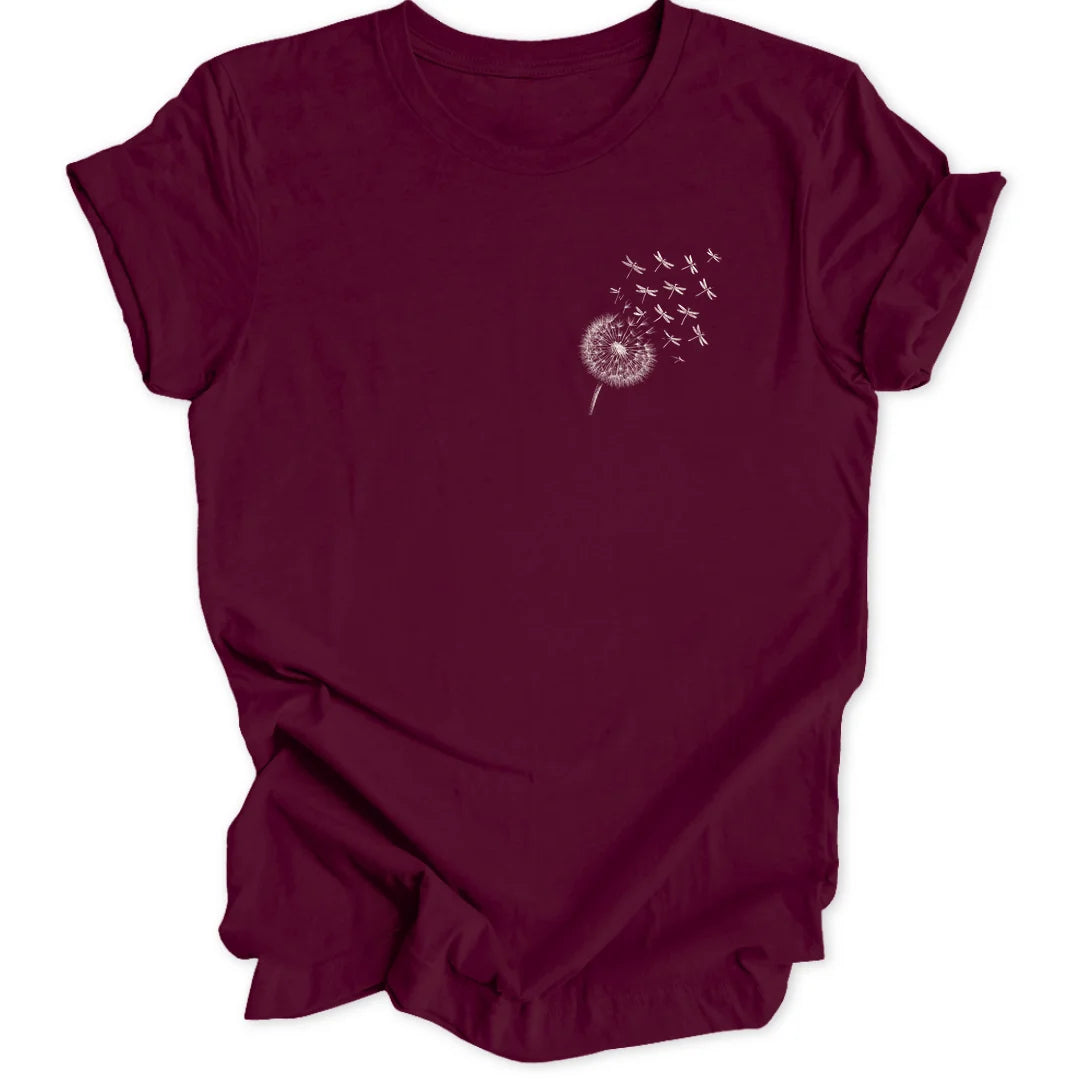 Pusteblume Magie Mini-Print - Maroon