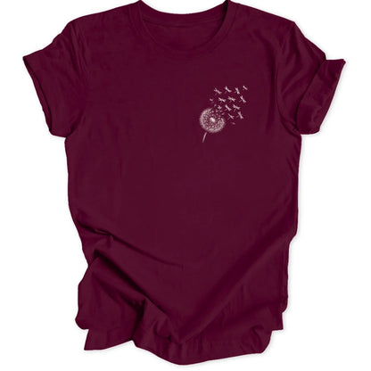 Pusteblume Magie Mini-Print - Maroon