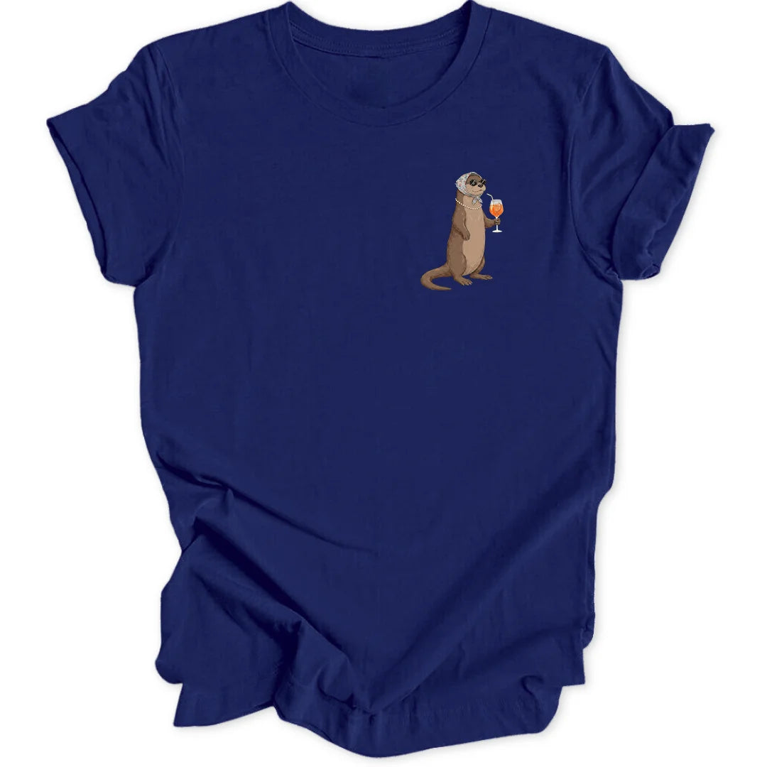 Classy Otter Mini-Print - Navy