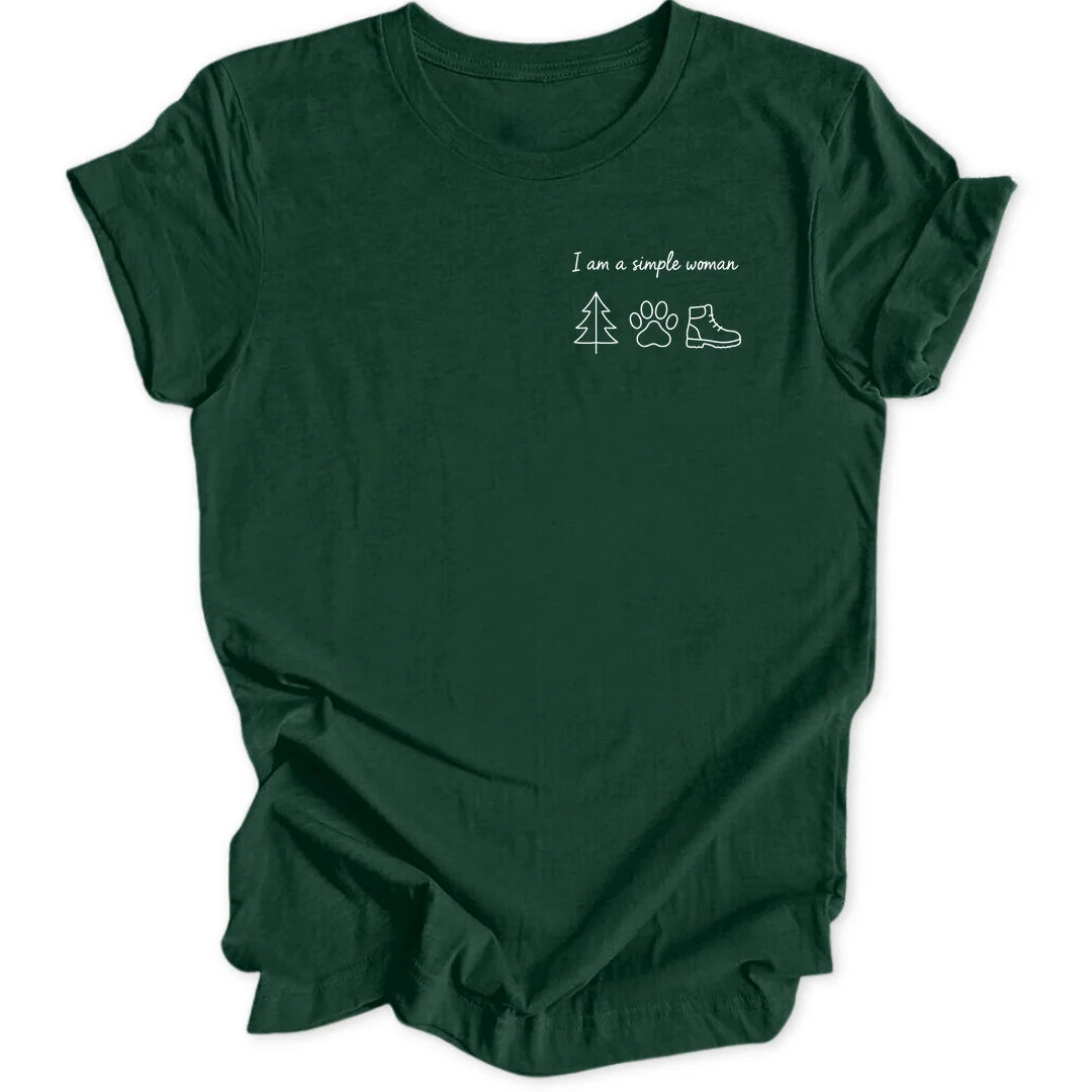 Simple Woman Mini-Print - Forest Green