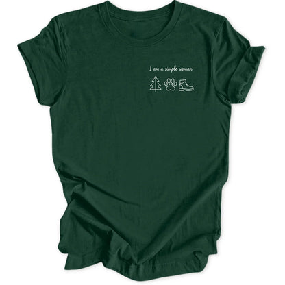 Simple Woman Mini-Print - Forest Green
