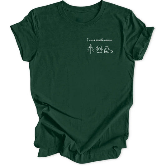 Simple Woman Mini-Print - Forest Green