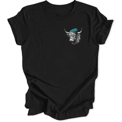 Beanie Cow Mini-Print - Black