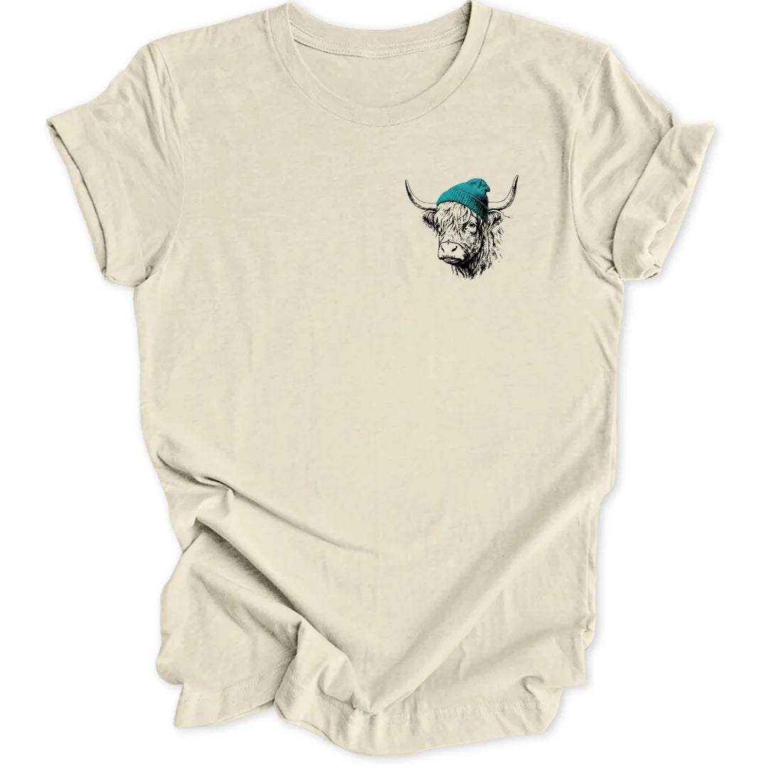 Beanie Cow Mini-Print - Natural