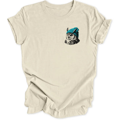Beanie Owl Mini-Print - Natural