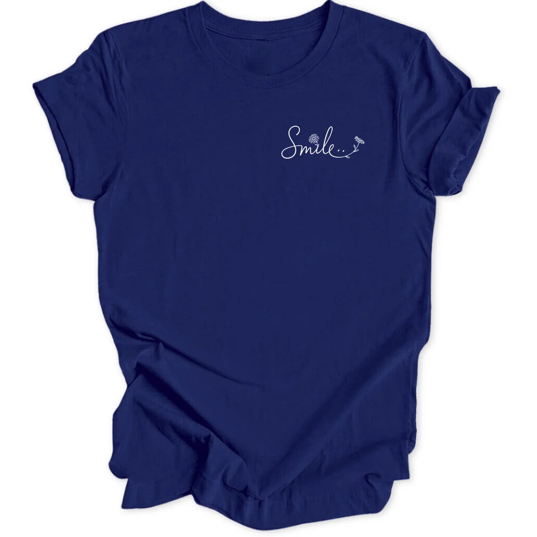 Smile Mini-Print - Navy