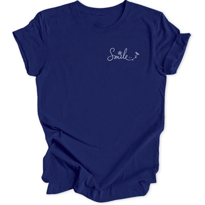 Smile Mini-Print - Navy