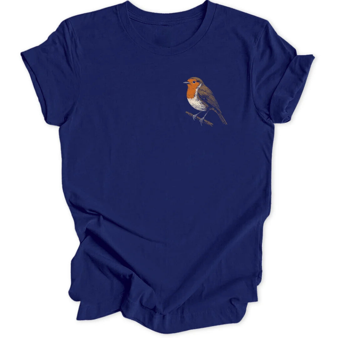 Vintage Robin Mini-Print - Navy